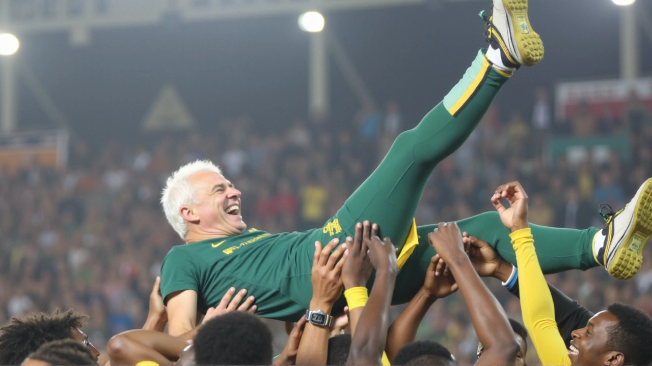 Uganda Coach Applauds Broos' Transformation of Bafana Bafana Ahead of AFCON Qualifiers