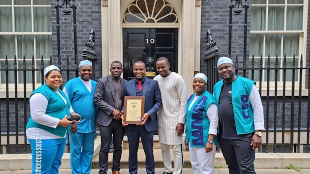 Sunday Igboho Advocates for Yoruba Nation in UK, Presents Petition to Prime Minister