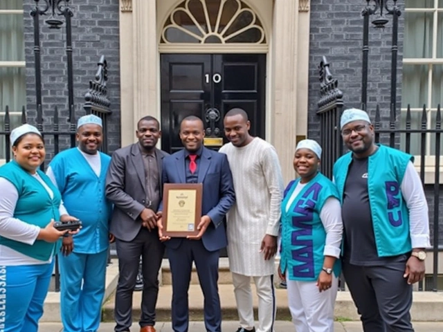 Sunday Igboho Advocates for Yoruba Nation in UK, Presents Petition to Prime Minister