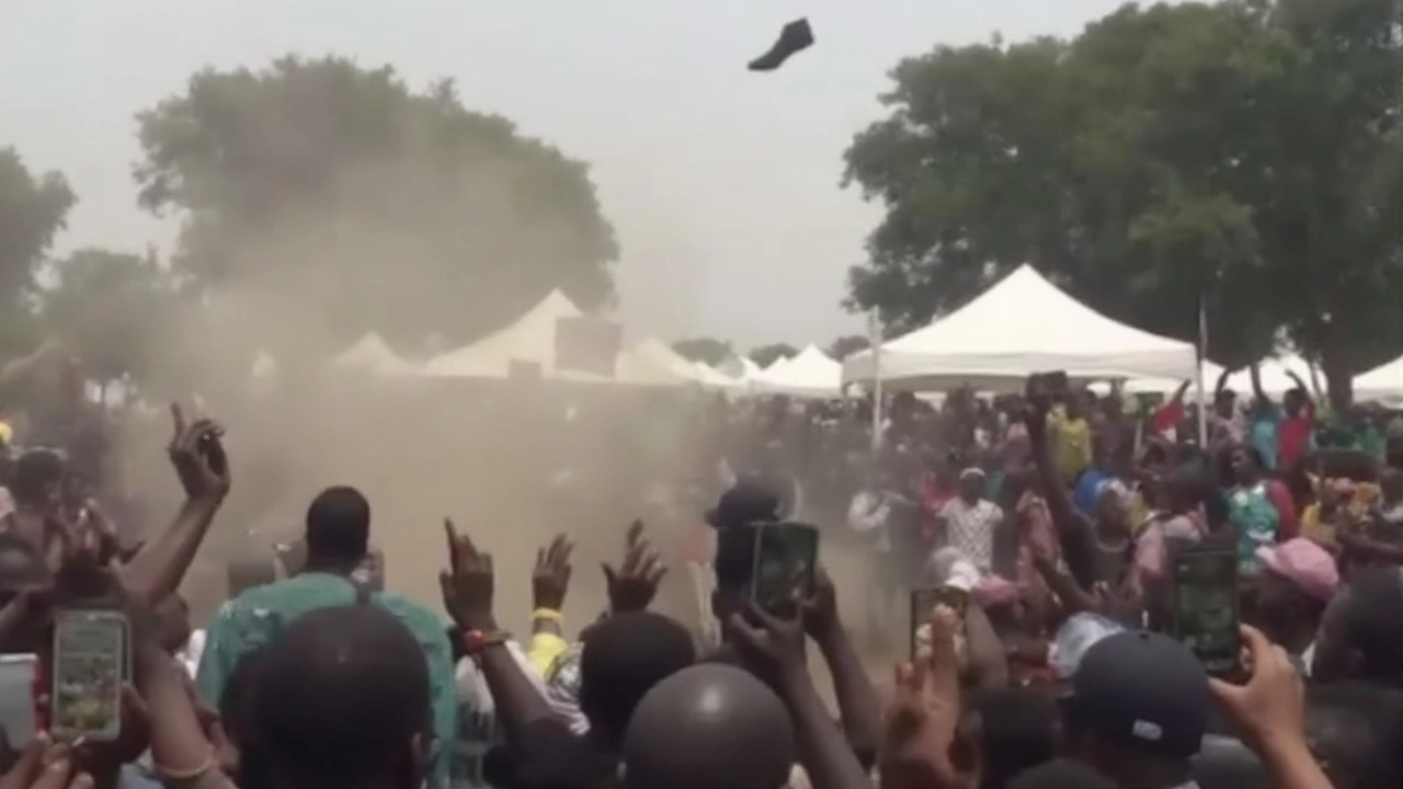 Shoe Thrown at President Ruto in Migori Sparks Security Fears and Political Debate