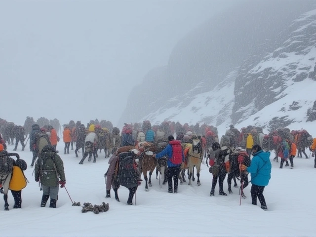 Blizzard Traps Hundreds on Everest; Rescue Teams Battle Snow in Tibet